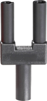 Schnepp SI FK 19/4 mB sw Veiligheids kortsluitingstekker Zwart Stift Ø: 4 mm Penafstand: 19 mm 1 stuk(s)