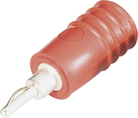 Schnepp ÜS 2040 Overgangsstekker Stekker 2 mm   Bus 4 mm Rood 1 stuk(s)