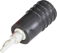 Schnepp ÜS 2040 Overgangsstekker Stekker 2 mm   Bus 4 mm Zwart 1 stuk(s)