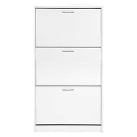 Schoenenkast Porto 6   wit   125x68x25 cm   Leen Bakker