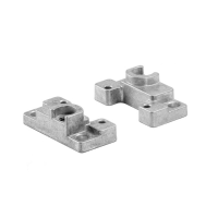 Schroefadapter (industriële connector), aluminium HDC AF WM Weidmüller Inhoud: 20 stuk(s) Schroefadapter