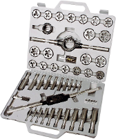 BrÃ¼der Mannesmann 53245 Schroefdraad reparatieset 45 delig metrisch M6, M8, M10, M12, M14, M16, M18, M20, M22, M24