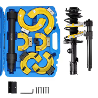 Schroefveercompressorset Macpherson Schroefveercompressorkit verwisselbare vorkschroefveerextractor verwijderingsgereeds