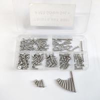 Schroeven Set Roestvrij Staal M3 Zeskantschroef Platte Ronde Kop Voor 1/10 TAMIYA BBX BB01 RC Auto Onderdelen
