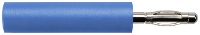 Schützinger Adapter Stift Ø: 4 mm Blauw 1 stuk(s)