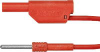 Schützinger AL 8323 / 1 / 100 / RT Adapterkabel Stekker 4 mm Stekker 4 mm Rood 1 stuk(s)