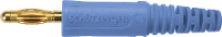 Schützinger DI FK 9 L Au / BL Veerkorfstekker Blauw 1 stuk(s)