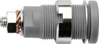 Schützinger DI SEB 6445 Ni / GR Veiligheids inbouwbus Grijs 1 stuk(s)