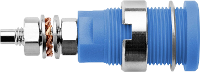 Schützinger DI SEB 6446 Ni / BL Veiligheids inbouwbus Blauw 1 stuk(s)