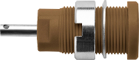 Schützinger DI SEB 6525 Ni / BR Veiligheids inbouwbus Bruin 1 stuk(s)