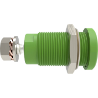 Schützinger DI SEB 9424 Ni / GN Veiligheids inbouwbus Recht Stift Ø: 4 mm Groen 1 stuk(s)