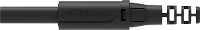 Schützinger DI SKU 30 L Ni / OK / SW Veiligheids labconnector, female Recht Zwart 1 stuk(s)