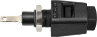 Schützinger ESD 6554 / SW Sneldrukklem Zwart 5 A 1 stuk(s)