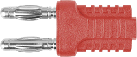 Schützinger KURZ 10 4 IG MB Ni / RT Kortsluitingsstekker Rood 1 stuk(s)