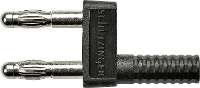 Schützinger KURZ 8454 / 11 4 IG MB / Ni / SW Kortsluitingsstekker Zwart 1 stuk(s)