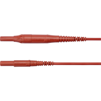 Schützinger Meetsnoer Stekker 4 mm Stekker 4 mm 150.00 Cm Rood 1 stuk(s)