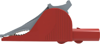 Schützinger SAK 6675 Ni / RT Veiligheids krokodilklem Bus 4 mm Rood