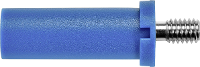Schützinger SFK 8465 Ni / M4 / 7 / BL Veiligheids veerkorf inbouwbus Blauw 1 stuk(s)