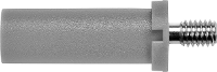 Schützinger SFK 8465 Ni / M4 / 7 / GR Veiligheids veerkorf inbouwbus Grijs 1 stuk(s)
