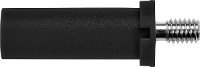 Schützinger SFK 8465 Ni / M4 / 7 / SW Veiligheids veerkorf inbouwbus Zwart 1 stuk(s)