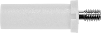 Schützinger SFK 8465 Ni / M4 / 7 / WS Veiligheids veerkorf inbouwbus Wit 1 stuk(s)