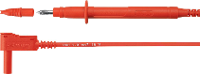 Schützinger SPL 7312 Ni / 1 / 100 / RT Veiligheidsmeetsnoer Stekker 4 mm Testpunt Rood 1 stuk(s)