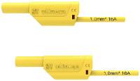 Schützinger Veiligheidsmeetsnoer 150 cm Geel 1 stuk(s)