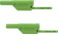 Schützinger VSFK 8700 / 1 / 200 / GN Veiligheidsmeetsnoer 4mm stekker 4mm stekker 200.00 Cm Groen 1 stuk(s)