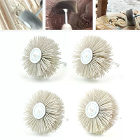 Schurknop van nylon, 80 mm diameter, 30 mm dik, 6 mm schacht, schrobborstel met hoge sterkte, multi grit opties voor hou