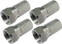 Schwaiger FST8004531 F stekker set van 4 stuks Satelliet Schwaiger