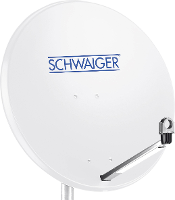 Schwaiger SPI996.0 Satellietschotel 80 cm Reflectormateriaal: Staal Lichtgrijs