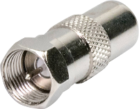 Schwaiger UEST9310531 F Coax adapter Aansluitingen: F stekker, Coax stekker IEC 1 stuk(s)