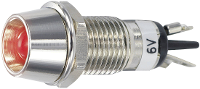 SCI LED signaallamp Rood 6 V/DC R9 115L 6 V RED