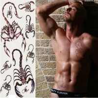 Scorpion Totem Design Insect Waterproof Temporary Tattoo Sticker Paper
