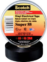 Scotch SUPER88 25X33 Isolatietape Scotch Zwart (l x b) 33 m x 25 mm 1 stuk(s)