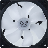 Scythe Kaze Flex 140 Square ARGB PWM 140x140x27 1800rpm, PWM aansluiting, KF1425FD18SAR P