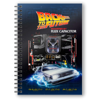 SD Toys Back to the Future: Powered by Flux Capacitor Spiral Notebook