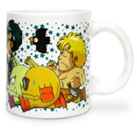 Dr Slump: Characters Running Ceramic Mug