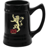 Game Of Thrones: Lannister Black Ceramic Beer S