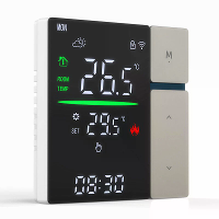 SDM5 Slimme WiFi Thermostaat voor Water en Elektrische Verwarming LED Touchscreen Digitale Weergave App Spraakbesturing