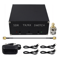 SDR Transceiver Switch Antennedeler TR Switch Box 100W DC 160MHz Aluminum Alloy Box