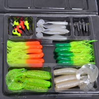 Seaknight 35 Soft Bait Small 10 Lead Head Hook Lure Combination Set Soft Fishing Lure Set