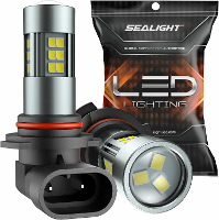 SEALIGHT F1 Paar 4W 380LM Auto LED Koplampen 6000K Koel Wit IP67 Waterdichte LED Mistlampen