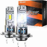 SEALIGHT S2S H7 Paar Auto Voor LED Koplamp Dimlicht/ Grootlicht Superheldere Lamp 6500K Koel Wit