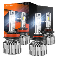 SEALIGHT S6 Paar 36000 Lumen LED Auto Koplampen Voorkant Mistlamp 6500K Koel Wit Hi Laag Lichthoek met Koelventilator