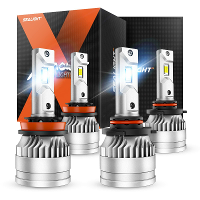 SEALIGHT X3S Paar 100W LED koplampen 6500K Koel Wit 24000LM IP67 Waterdicht met Verstelbare Vergrendelingsring