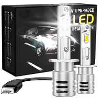 SEALIGHT X5 H1 2ST Car LED Koplampen 6000LM LED Voorlampen Hi Low Beam 6500K Superscherpe Licht 3570 LED Chips