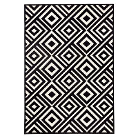 Zala Living vloerkleed Art   zwart/crème   200x290 cm   Leen Bakker