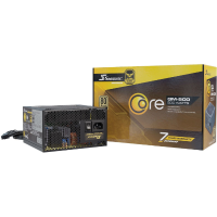 Seasonic CORE GM 500, 500 Watt voeding 2x PCIe, Kabel management