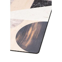 Tarkett vloerkleed Finally Vinyl™ Gemengde materialen   zwart   166x196 cm   Leen Bakker